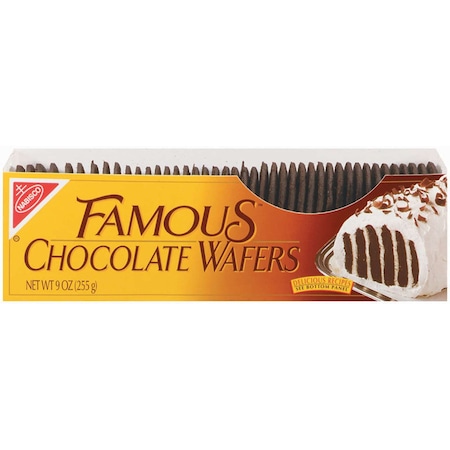 Famous Nabisco Famous Chocolate Wafer Cookies 9 oz., PK12 00159
